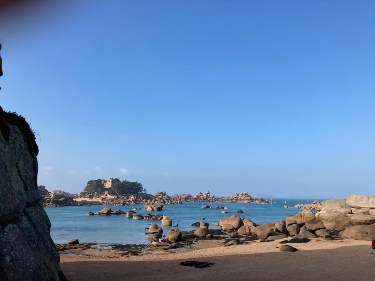 Les Hortensias A 50 M De La Plage De Trestraou Perros-Guirec Eksteriør bilde
